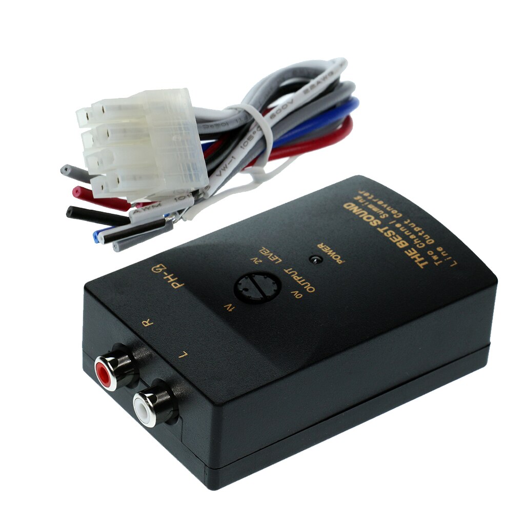 Car Audio RCA Speaker Output Converter High To Low High-Performance