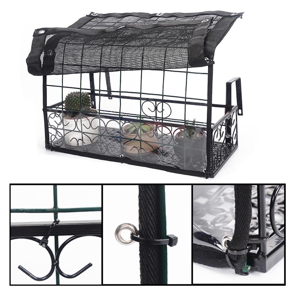 Balcony Flower Pot Awning Rainproof Canopy Plant Shelter Canopy Outdoor Mini Greenhouse Flower Plant Gardening Winter Shelter