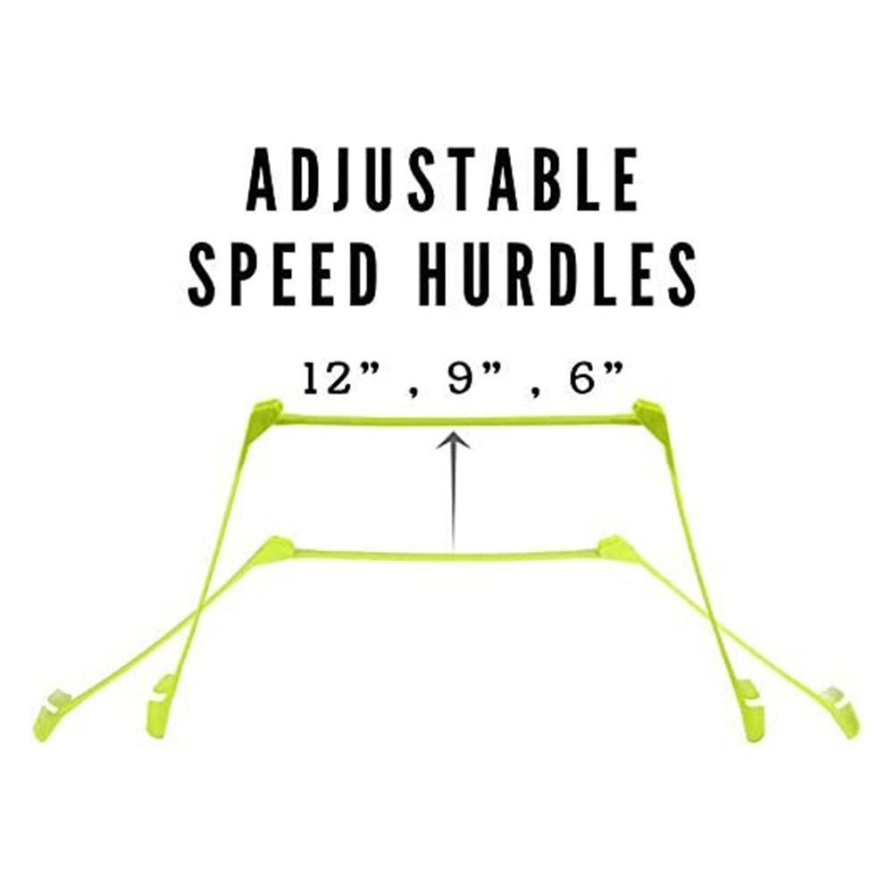 Football Training Hurdles Adjustable Height Agility Speed Hurdles Speed Training Agility Ladders Barrier Soccer Training Sports