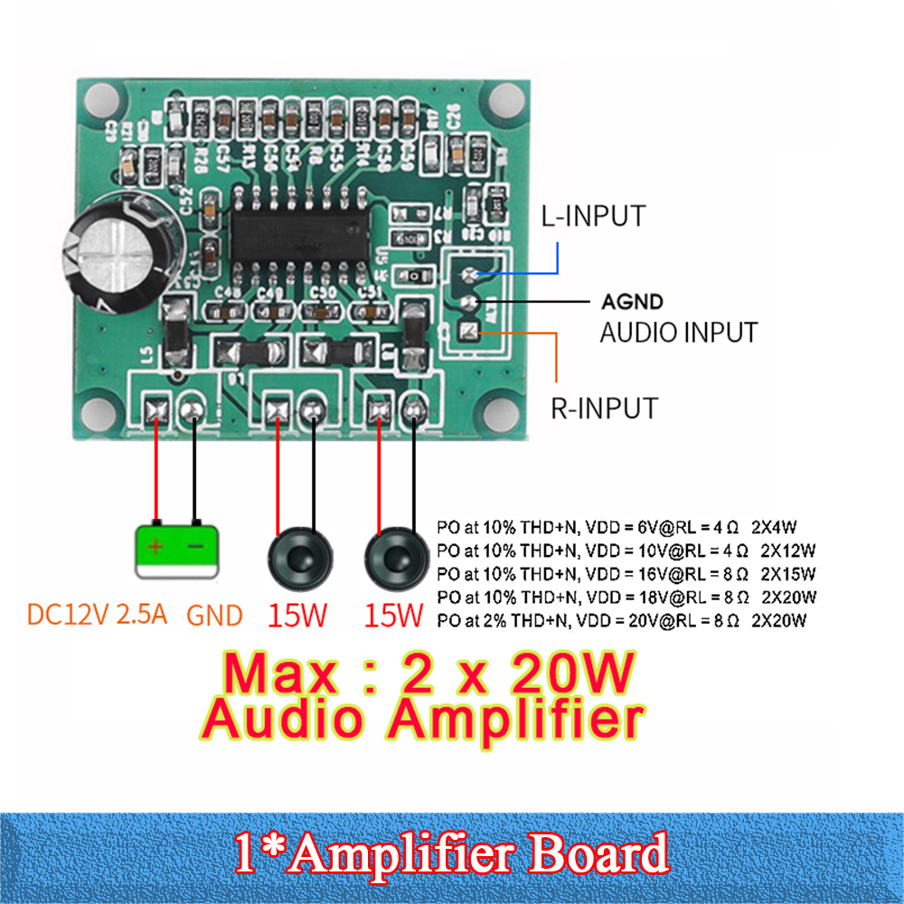 kebidu USB MP3 Player Decoder Board TF Radio FM AUX Wireless Bluetooth Module 9V -12V WMA MP3 Audio 3.5mm For Car for iPhone: Yellow