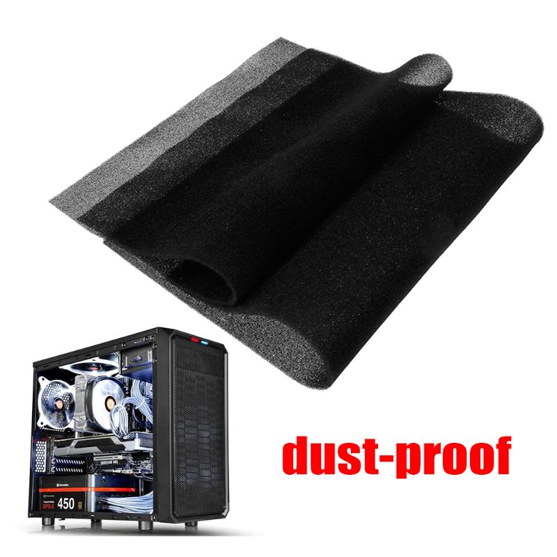 500x400x3/5MM Computer Filter Mesh PC Case Fan Cooler Dustproof Cover Sponge 667C