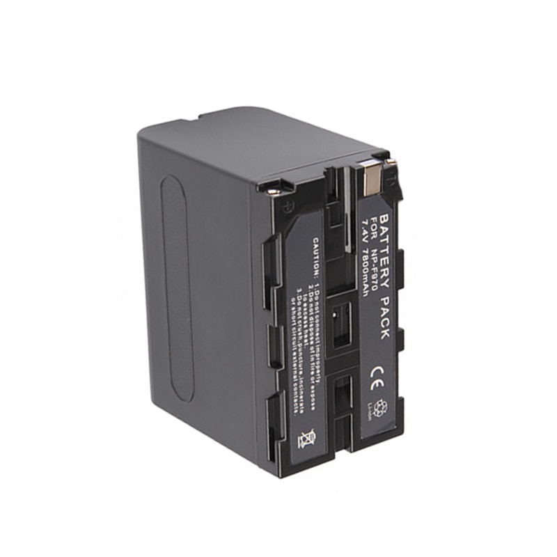 GOLDFOX NP-F970 F960 Camera Battery - 7800mAh Lithium-Ion Rechargeable - For LEDP260 YN600L II Luxpad23