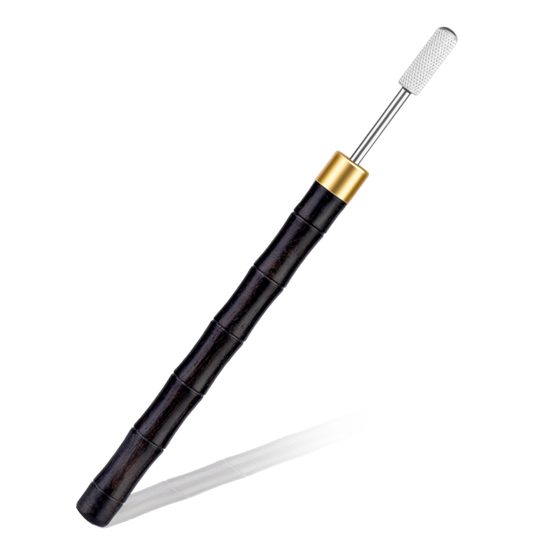 LMDZ Leather Edge Oil Pen Top Edge Dye Pen Roller Oil Pen Sandalwood Handle Leather Craft Tool Applicator Speedy Paint Tools: Black E