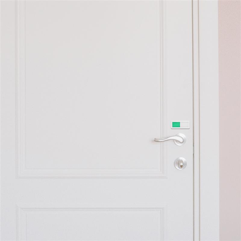 Slide Busy Sign Toilet Vacant Occupied Signboard Conference Room Slide Door Office Status Sign Doorplate
