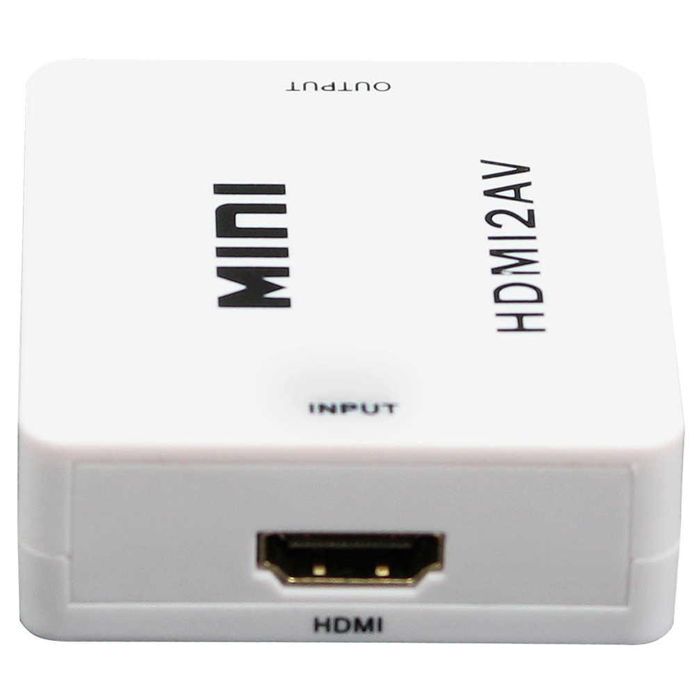 Mini HD Video Converter Box HDMI naar RCA AV/CVSB L/R Video 480 P 720 P 1080 P HDMI2AV Ondersteuning NTSC PAL Output HDMI NAAR AV Adapter
