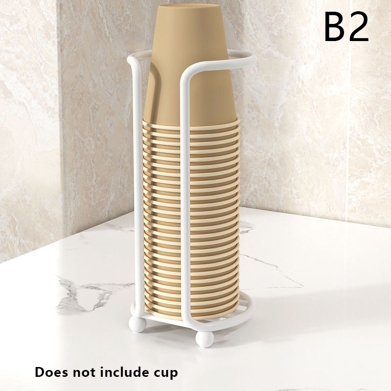Kitchen Paper Cup Holder Disposables Cups Picker Multifunctional Desktop Cup Storage Rack Household Coffee Cup Holder For Home: Blue