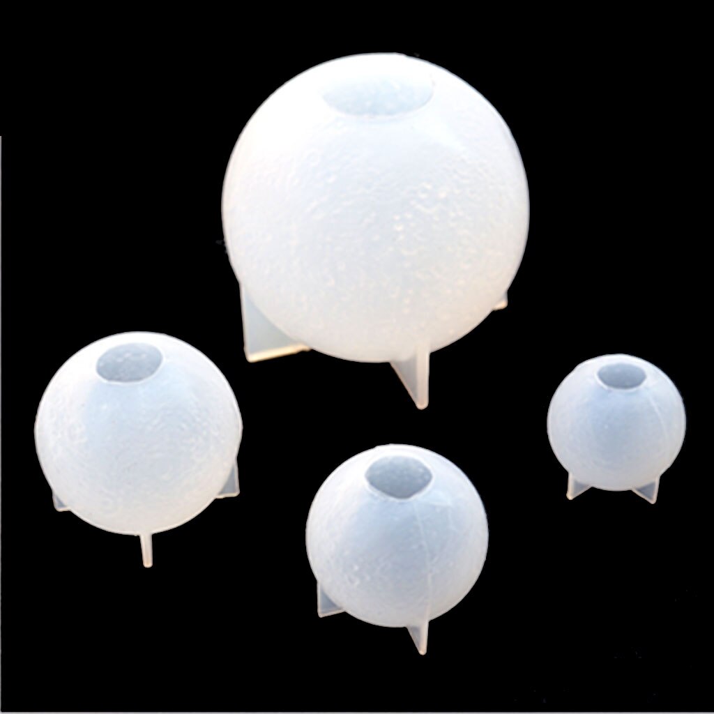 Globo de cielo con Luna, esfera cósmica, Bola de resina, molde colgante, Moldes de resina epoxi de silicona: 1set of  2-5cm