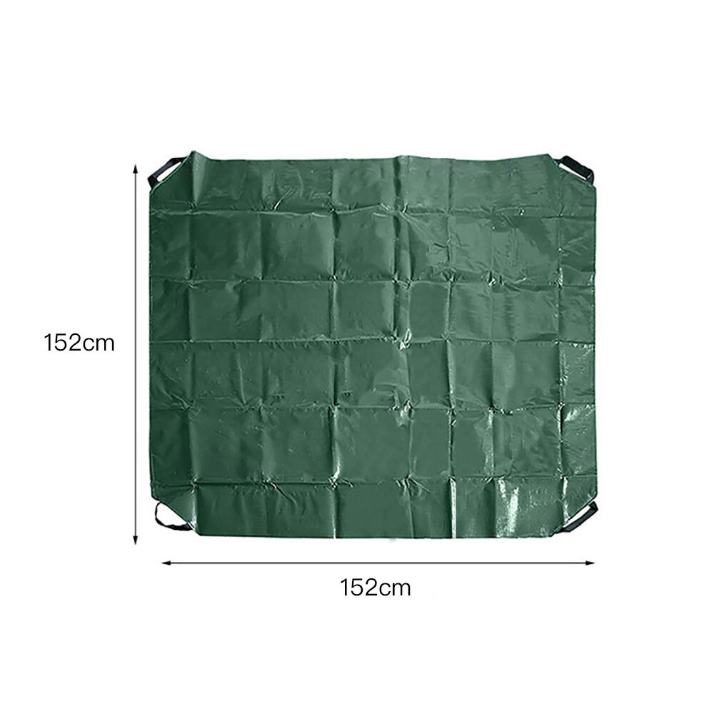 Garden Leaf Bag Storage Bag With Handle Yard Garbage Tarpaulin Leaf Sorting Bag Collection Bag Garden Garbage Collection Bag: A5