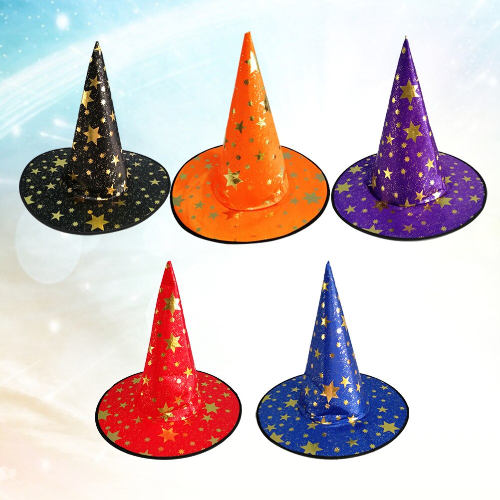 10pcs Witch Hat Wizard Hat Wicked Witch Accessory Dress-up Cosplay Costume Accessory: Default Title