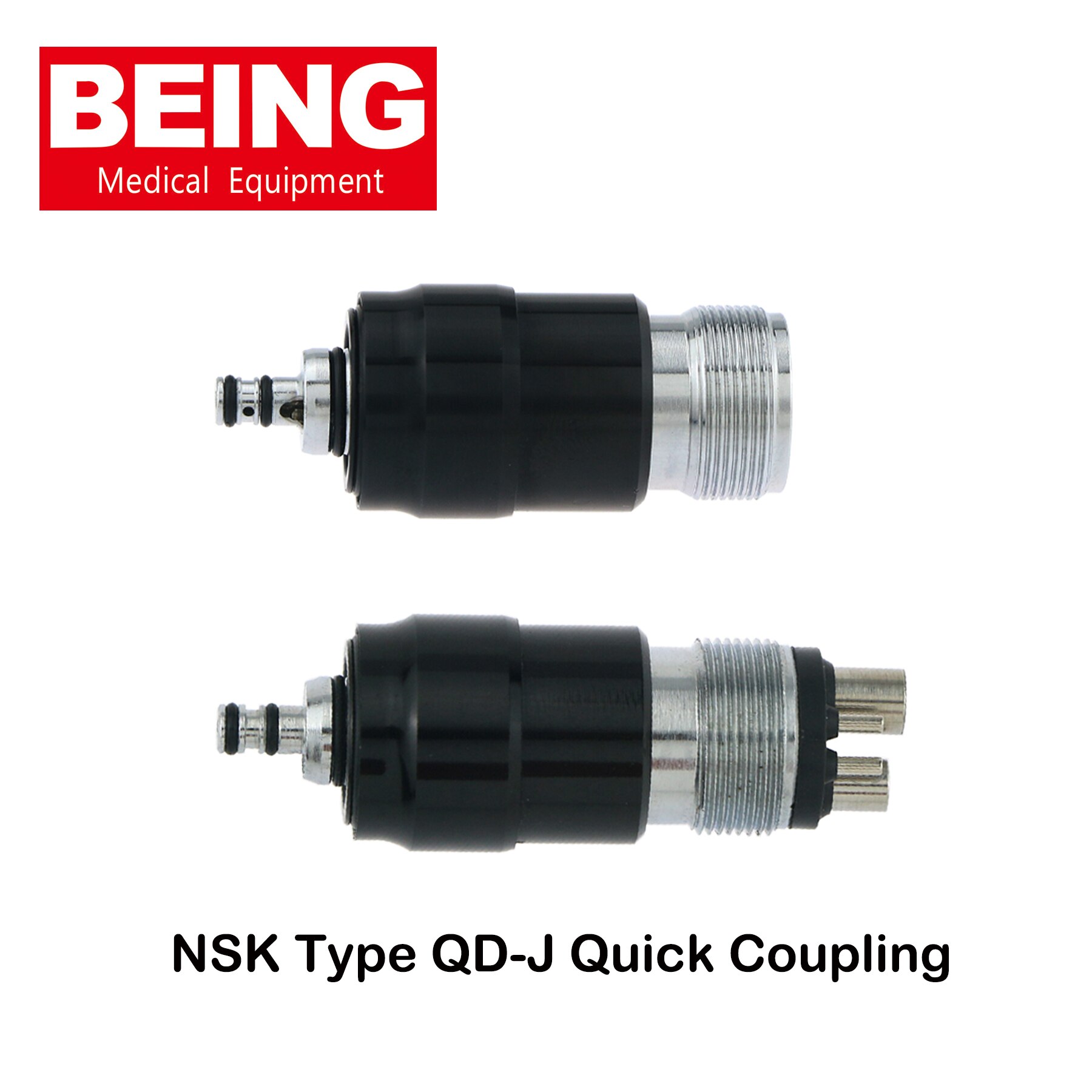 BEING NSK QD-J Style Dental Quick Coupling Coupler Connector 2 4 Holes Swivel Adapter For High Speed Handpiece