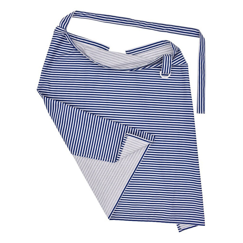 Baby Baby Borstvoeding Mum Strip Print Verpleging Cover Uier Schort Sjaal Verpleging Cover Deken Zonnescherm