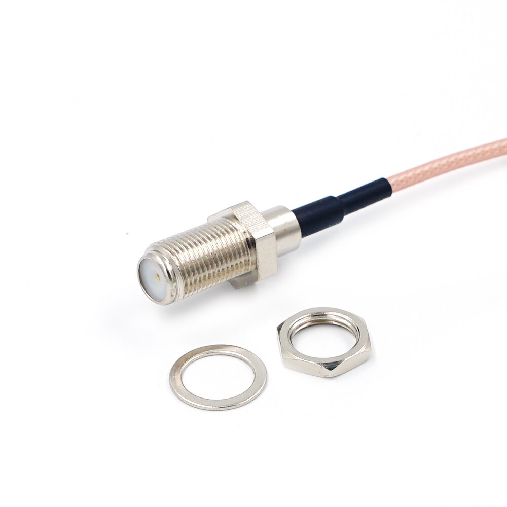 RF coaxial coax cable F female to MCX male Right Angle RG316 10-50CM Antenna Extender Cable Adapter Jumper for SDR