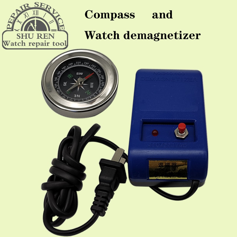 Horloge Demagnetizer, Magnetizer Demagnetizer Tool, Duim Kompas, Kompas Oriëntatieloop, Defamator, Circulaire Kompas
