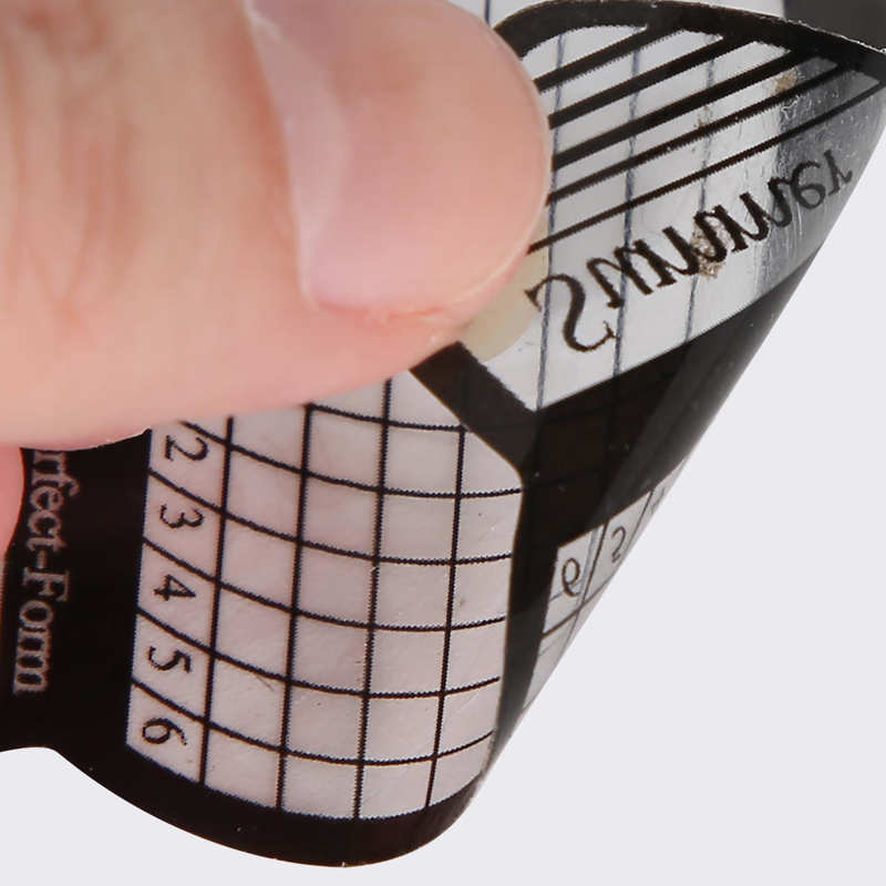 Nail Forms Self‑adhesive Nagel Sticker Pvc Nail Art Accessoires-