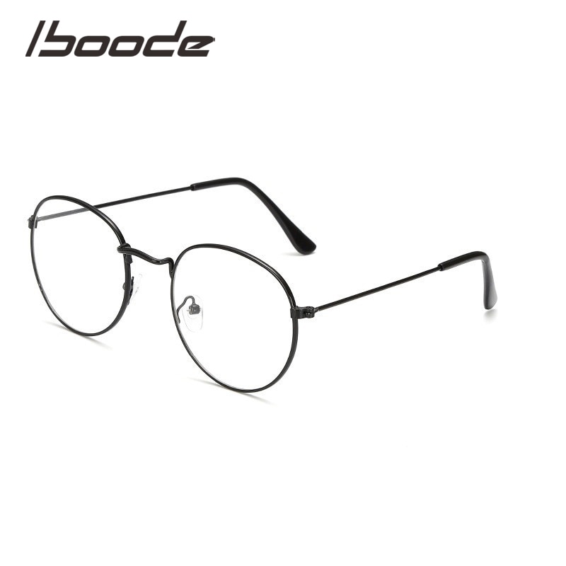 Gafas de lectura IBOODE gafas presbiopes redondas para hombres y mujeres gafas con dioptrías para mujer