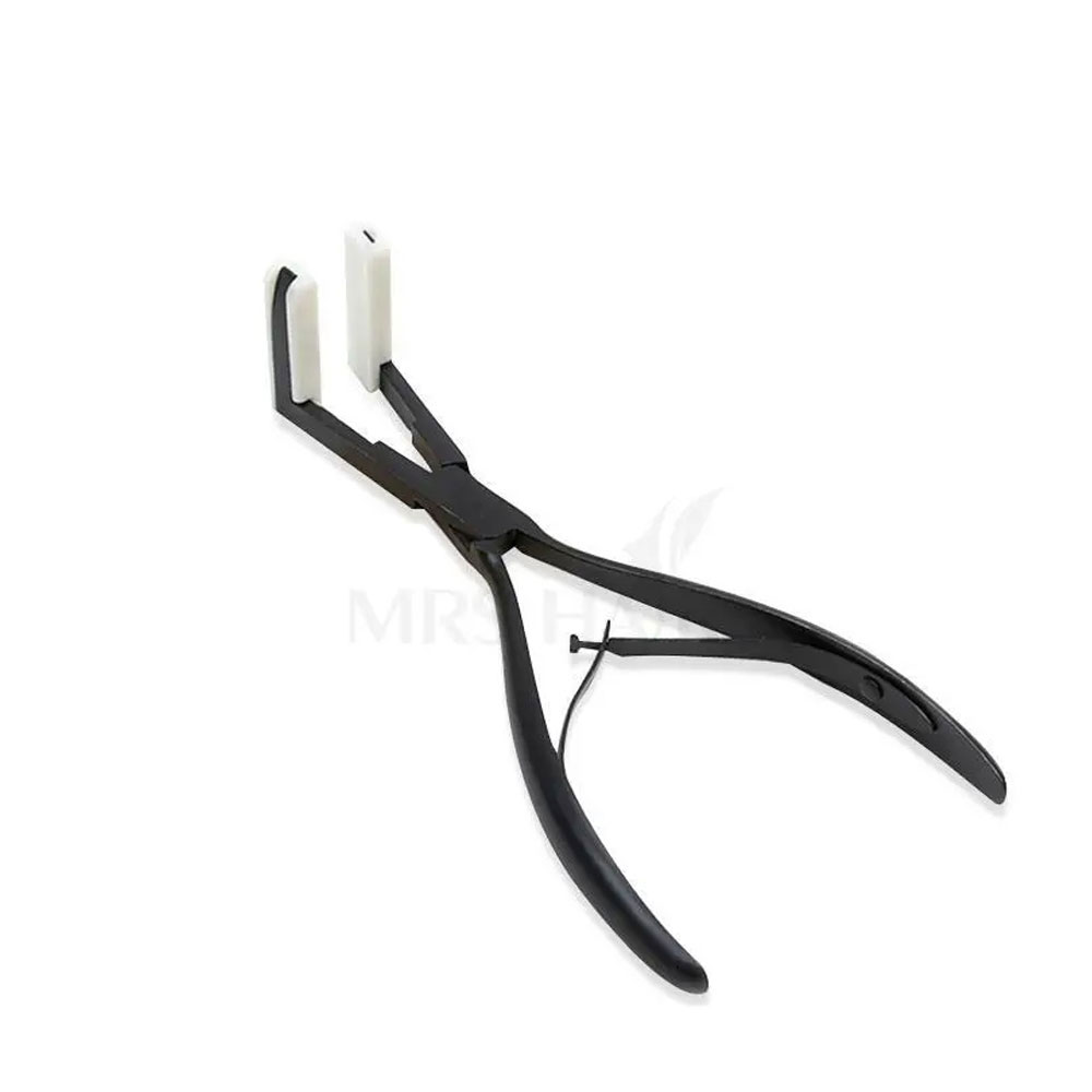 Alicates para extensiones de cabello con cinta, kit de herramientas, pinzas para extensiones de cabello, juego de alicates para extensiones de cabello de acero nanoring: Verde