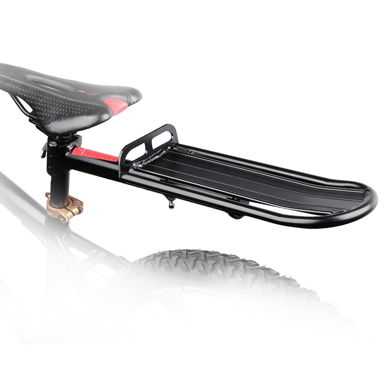 Deemount cykel lastlegering bärare sadelstolpe snabbmonterade cyklar bakre bagagehylla väskhållare stativ valfri framgaffel baklucka