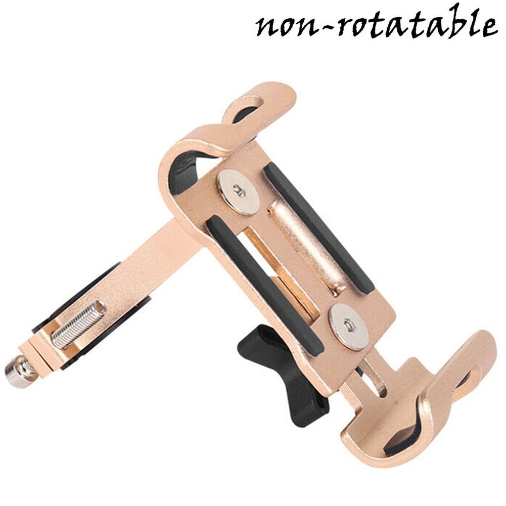 Cykelophæng holder rack aluminiumlegering til universal mountainbike motorcykel bil styling: Guld uden rotatio
