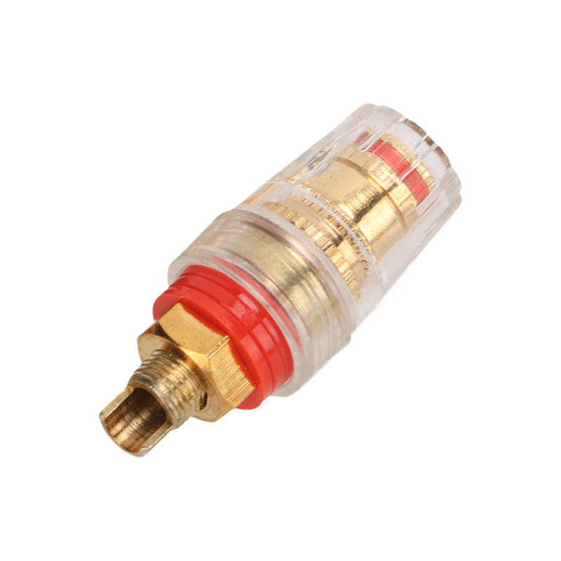 2pcs Inverter Terminal Red Black Compact Reliable Durable Stable Conductivity Easy Replaceable Electronic Accessories