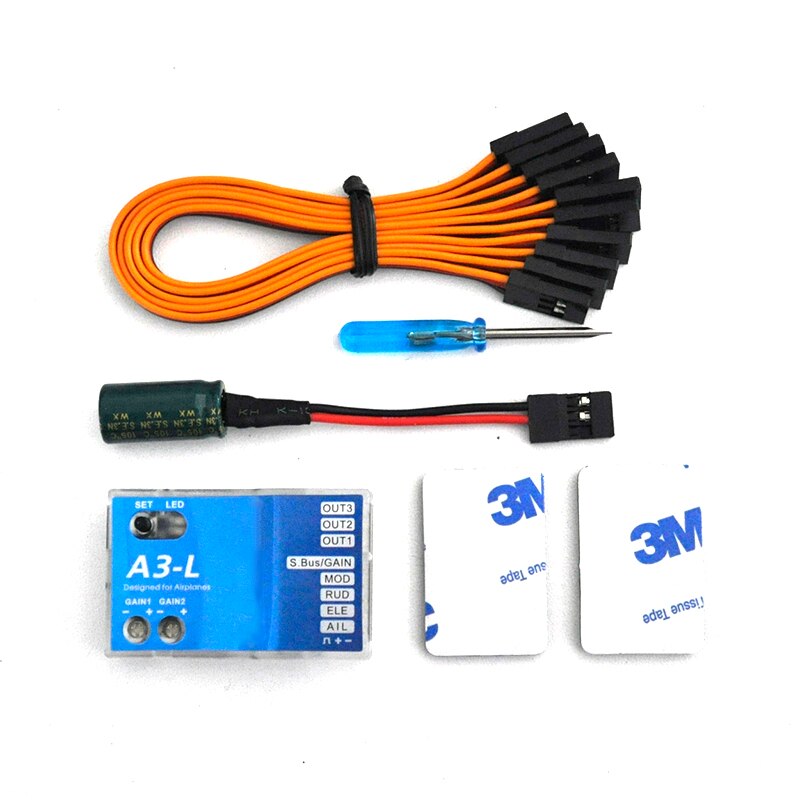 RC A3-L / A3 Flight Controller 3-Axis / 6-Axis Gyroscope Balancing Apparatus for RC Airplane Fixed-wing Copter: A3L
