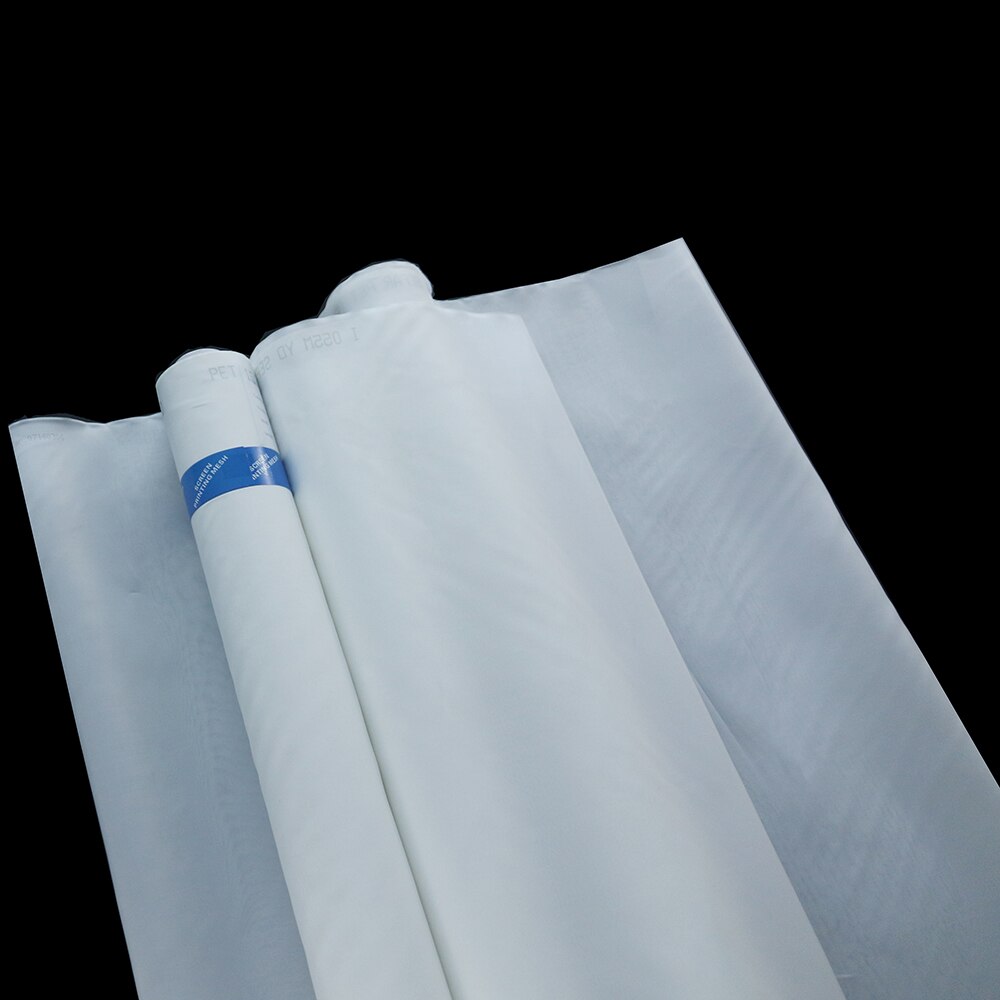 77T 55UM 165cm White FOR Polyester Silk Mesh Screen Mesh For Screen Printing