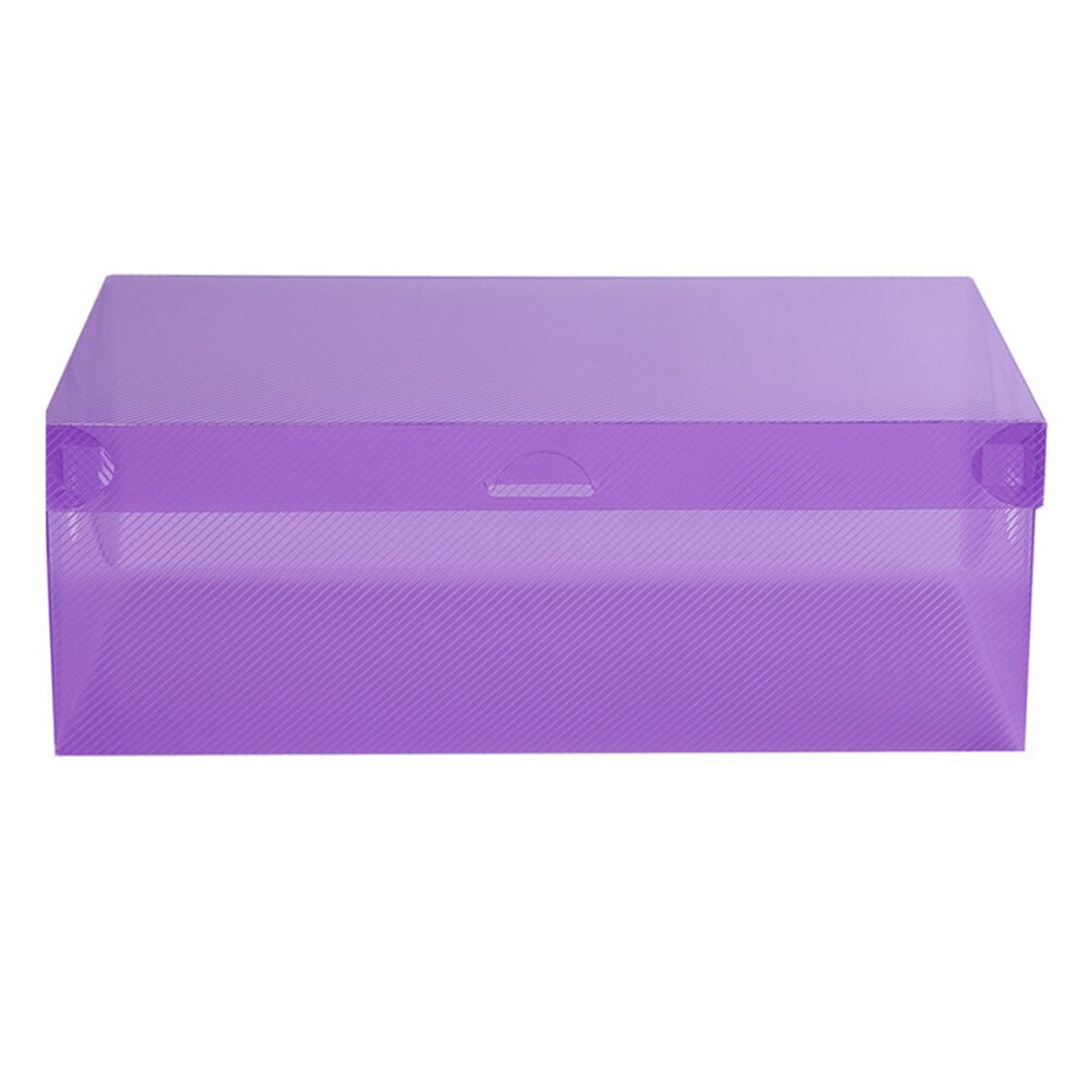 Candy Kleur Clear Plastic Schoenendoos Dame Stapelbaar Schoenen Opbergdoos Lade Unit