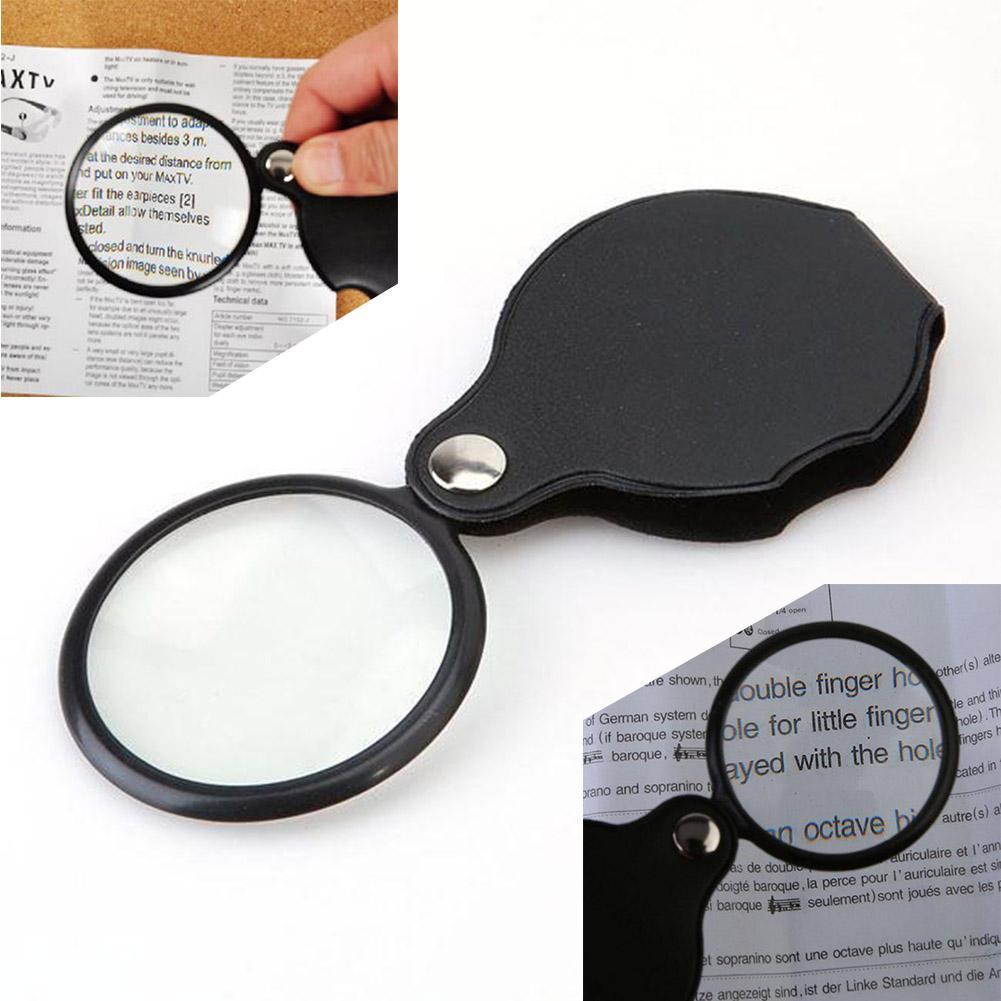 Mini poche 10x Loupe de bijoux pliante Loupe pour verre optique haute définition lecture montre réparation Loupe en verre pour les yeux