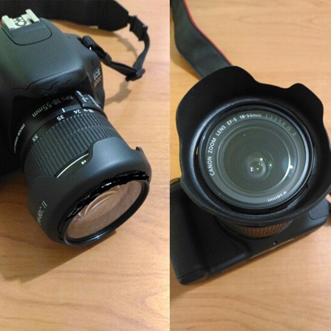 Centechia Bloemvorm Zonnekap Voor Canon Ew 60C EW... Grandado