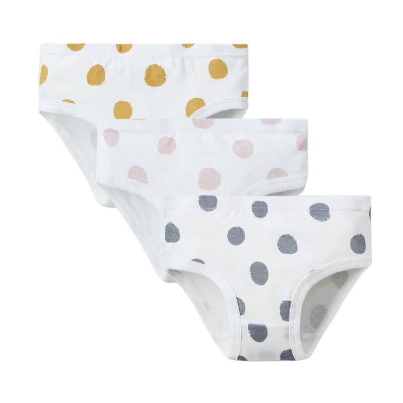 Lot de 3 slips pour filles, sous-vêtements pour enfants, pantalons pour enfants, directe