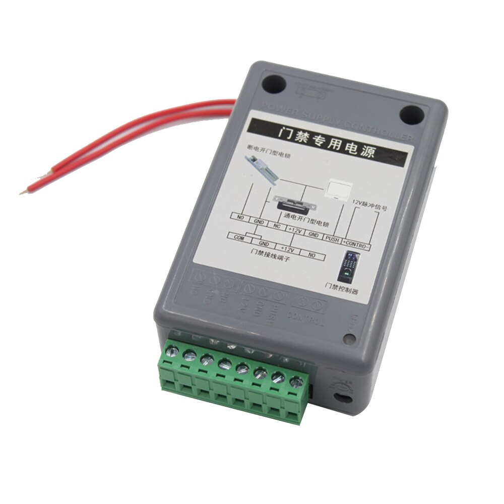 Mini Access Control Power Supplier Adapter Covertor AC 90~260V Door Access Control Power Supply Controller DC 12V 3A: Default Title