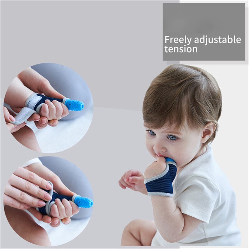 Baby Silikon Molaren Finger Hülse Daumen Kinder Anti-biss Zahnen Spielzeug Infant Atmungsaktive Daumen Ärmeln Zähne Pflege