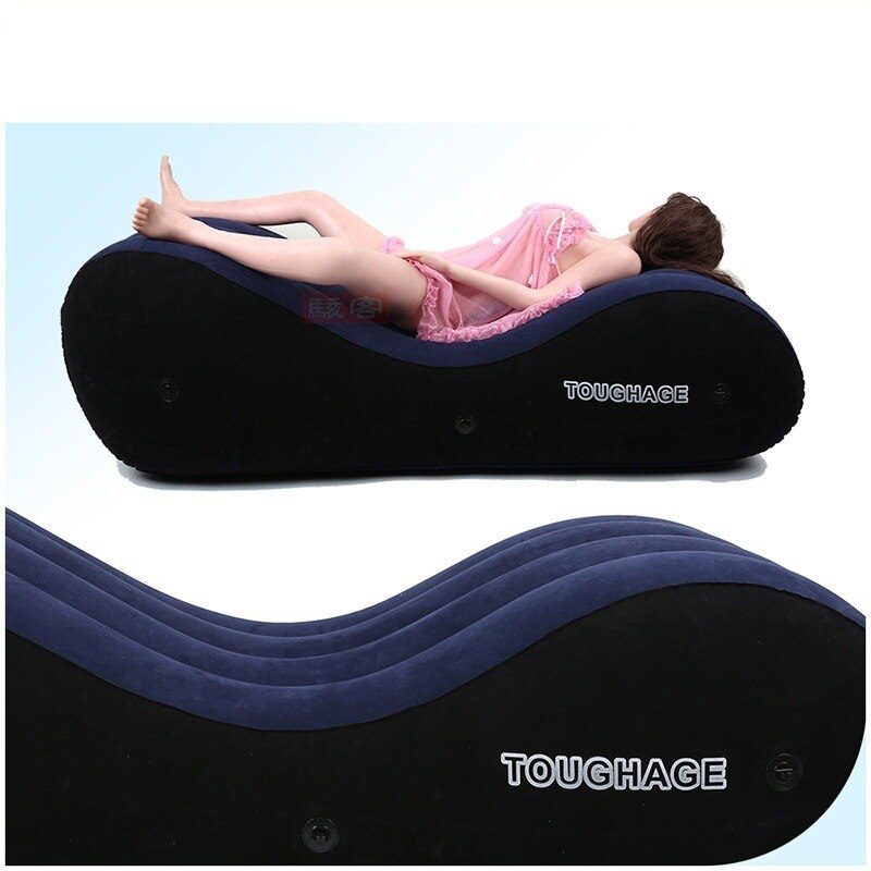 Spaß liebe Sofa, Beflockung PVC aufblasbare einfach hohe Sofa
