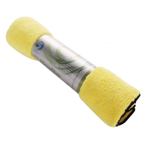 Microfiber Wash Clean Towels Water Absorbent Car Cleaning Duster Soft Cloths: Yellow