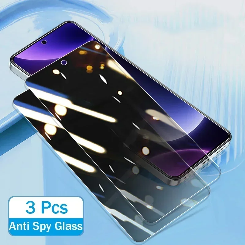 3Pcs Privacy Tempered Glass For Realme C55 C53 C51 C35 C33 C31 C30 C30S C25 C21 C20 C25S Anti-spy Screen Protectors Cover Glass: Frosted / bundle 18