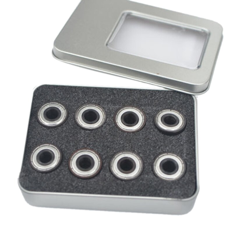 Fast Speed 608 Schaatsen Lagers Zwarte Ballen Skateboard Kralen Lagers 608 Skates: Default Title