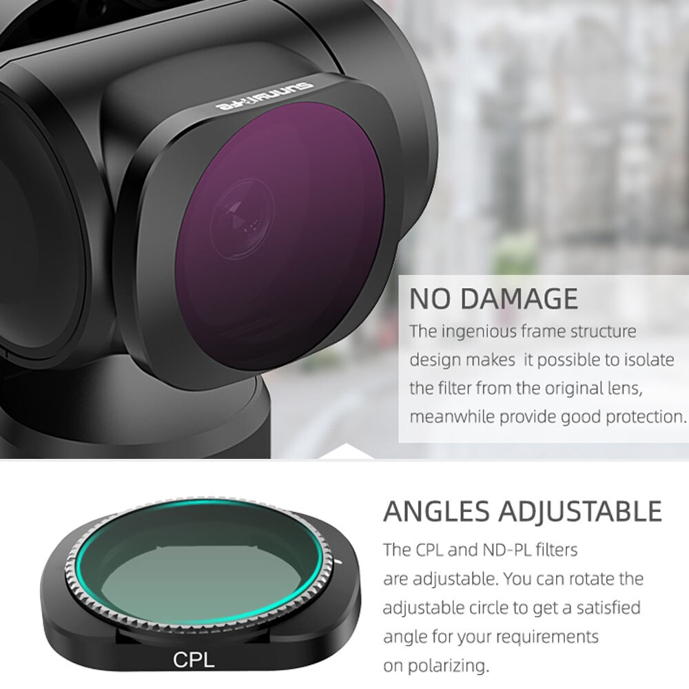For FIMI Palm Gimbal Filter Neutral Density Polar Accessories ND/UV/CPL C-PL Filters Set For FI MI Palm