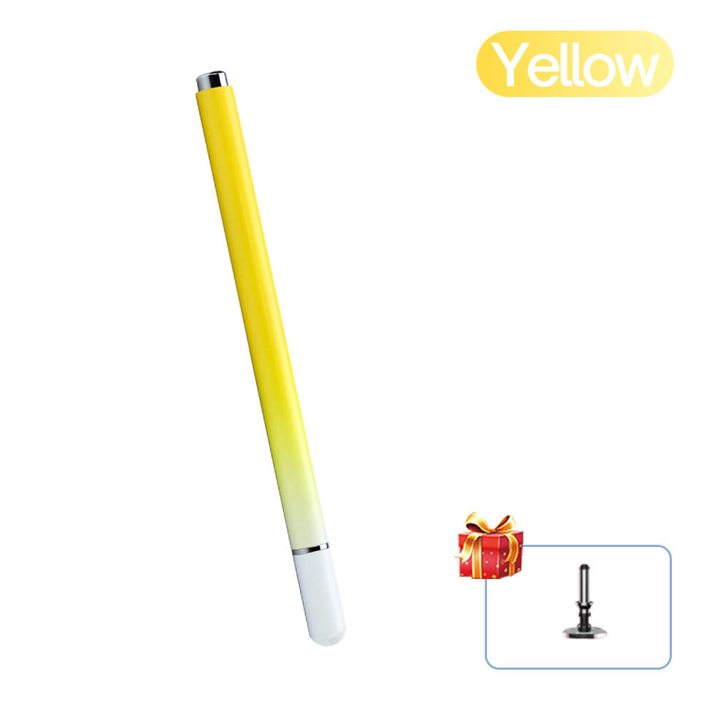 Universele Smartphone Pen Touch Stylus Tablet Tekening Voor Android Ios Ipad Iphone Lenovo Xiaomi Samsung Huawei Smart Potlood: Yellow