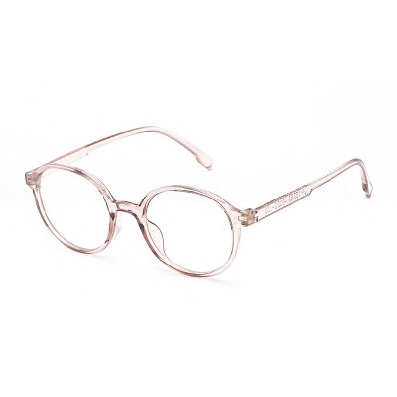 Anti Blue-Ray espejo PC marco gafas planas redondas gafas para estudiantes Oficina uso TT @ 88: Grey