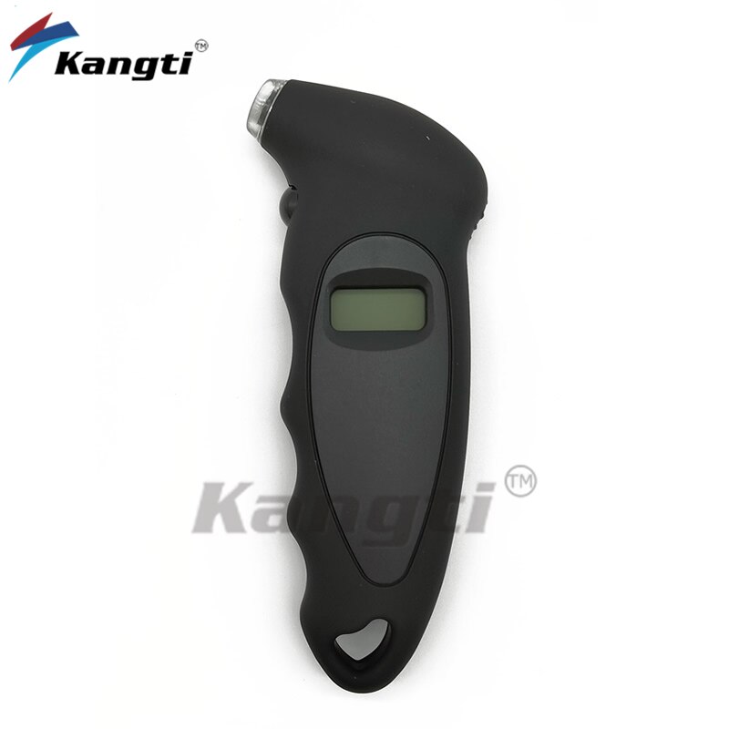 Digital Car Tire Tyre Air Pressure Gauge Meter LCD Display Manometer Barometers Tester for Car Truck Motorcycle Bike: Black 1pc