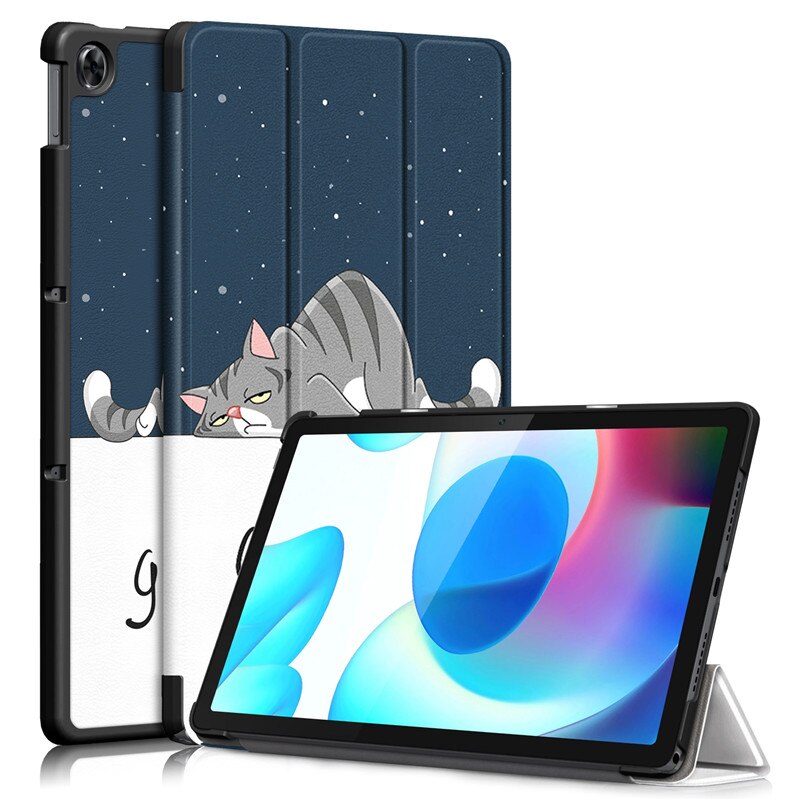 Custodia per Realme Pad custodia da 10.4 pollici tri-fold in pelle PU supporto magnetico custodia per Tablet per Realme Pad 10.4 &quot;custodia: LM