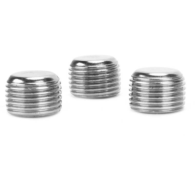 Pipe Plug Male Thread Fitting Pipe Plug Male Thread Countersunk Acid-Resistance Internal Hex Thread Male Plug 1/2in NPT for Car