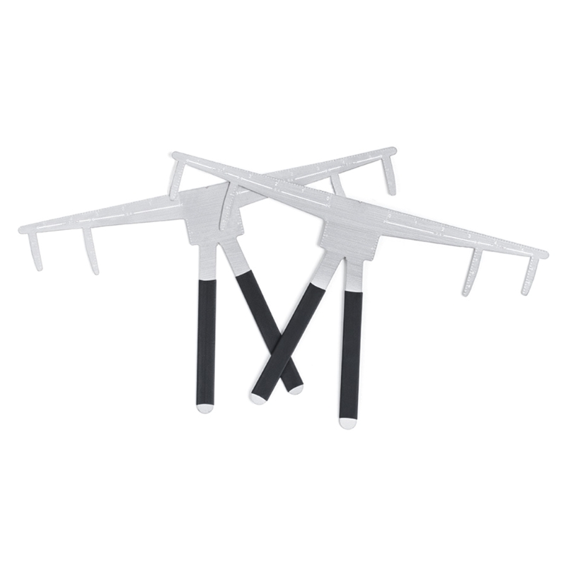 3 Point Ruler Eyebrow Stencil Ruler Three-Point Positioning Meas... – Vicedeal