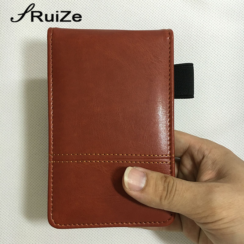 Ruize Multifunctionele Kleine Notebook A7 Pocket Notebook Planner Notepad Lederen Cover Note Met Rekenmachine