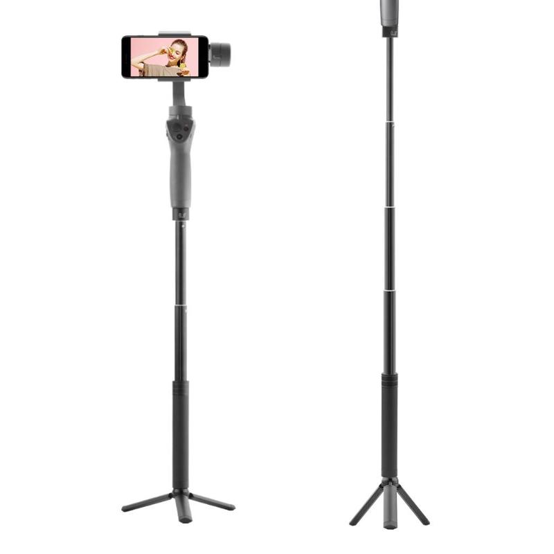 2 in 1 Verlängerung Bar Stick Stativ w/1/4 Schraube Faltbare Mini Stativ für DJI OSMO mobile 2