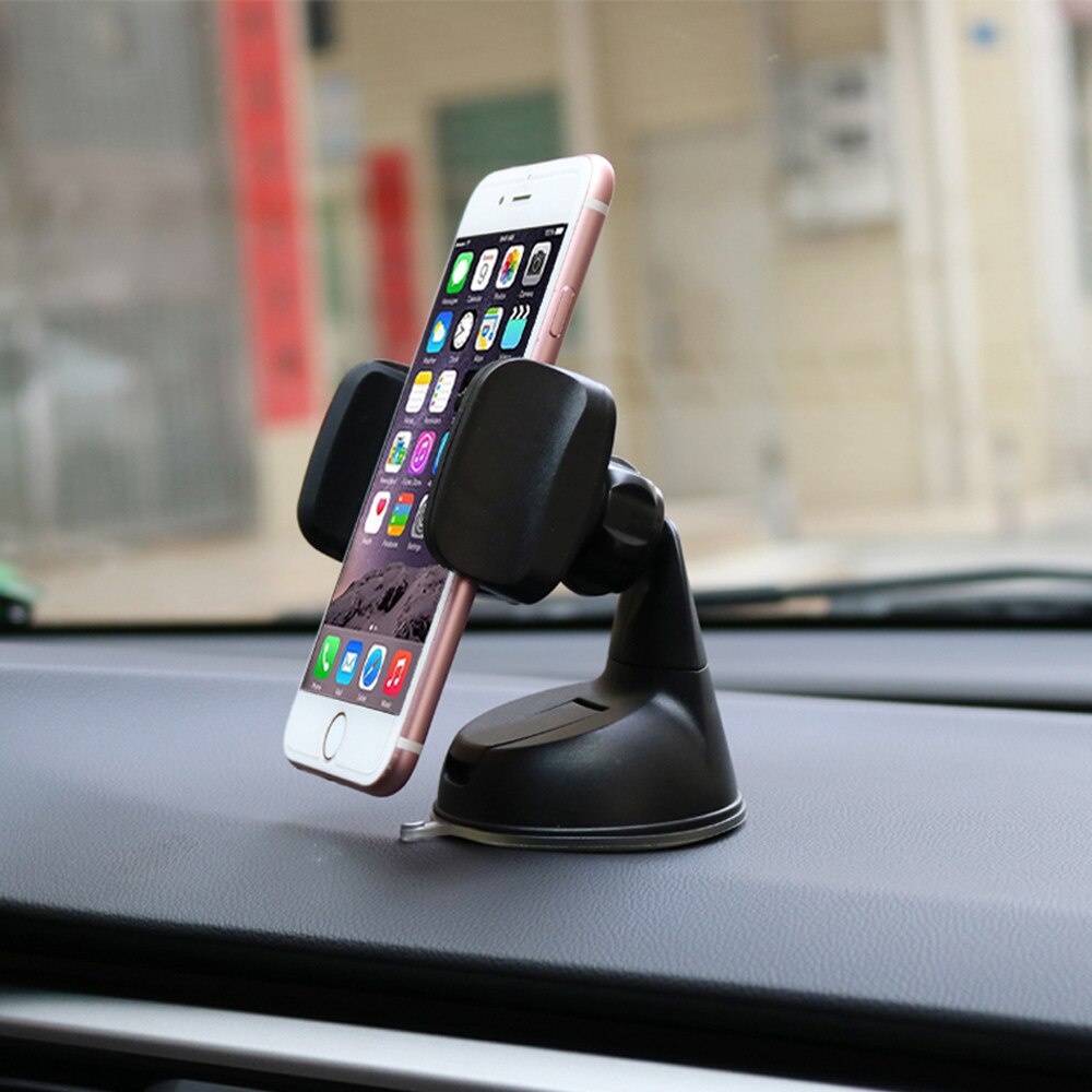 Mobiele Houder Auto Zwarte Auto Air Vent Mount Cradle Holder Stand Voor Mobiele Smart Mobiele Telefoon GPS mobiele houder auto ondersteuning