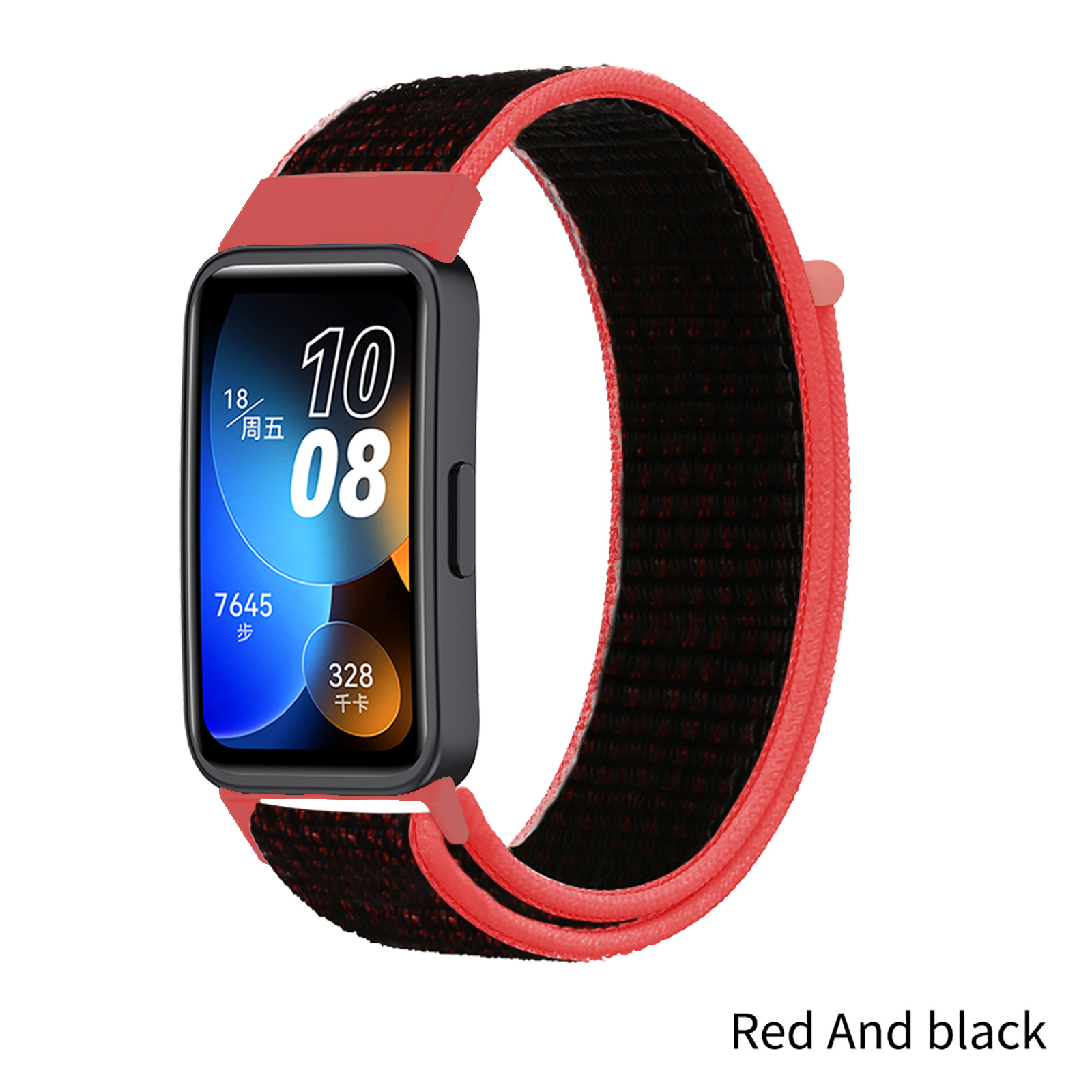 Strap For Huawei band 9/8/7 accessories smart watch replacement belt Nylon sport wrist watchband bracelet correa Huawei band 9: Blue White / 16mm