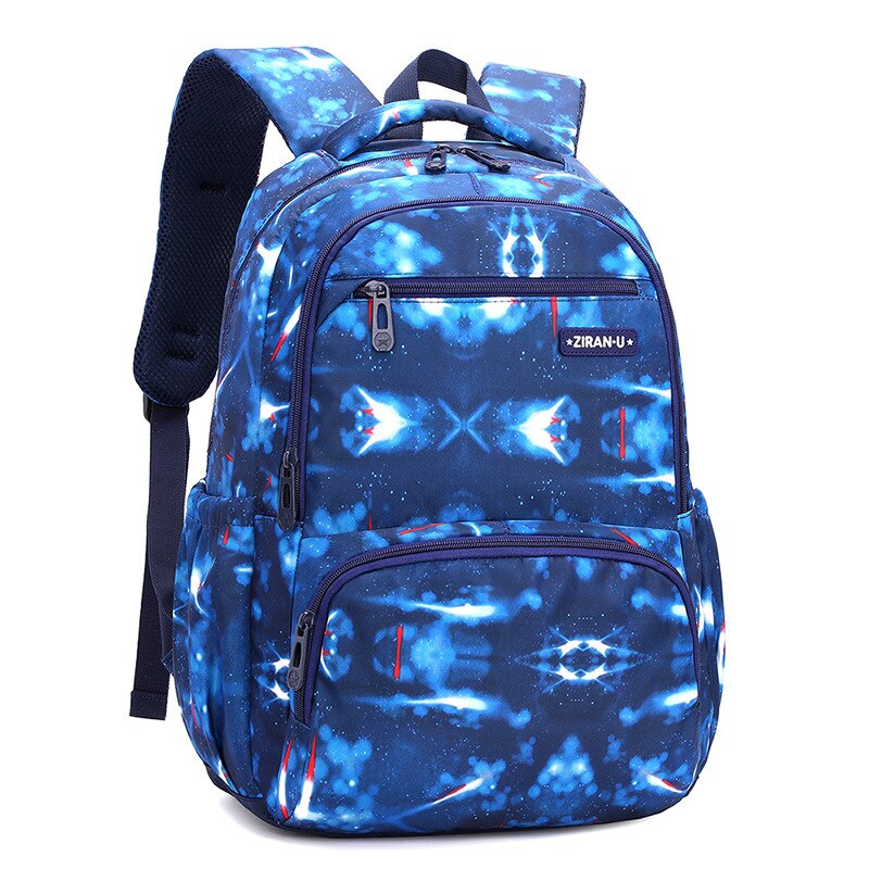 Waterdichte Nylon Schooltassen Voor Kinderen Schooltas Lichtgewicht Rugzak Meisjes Jongens Rugzakken Kids Schooltas Mochila Escolar: blue space small