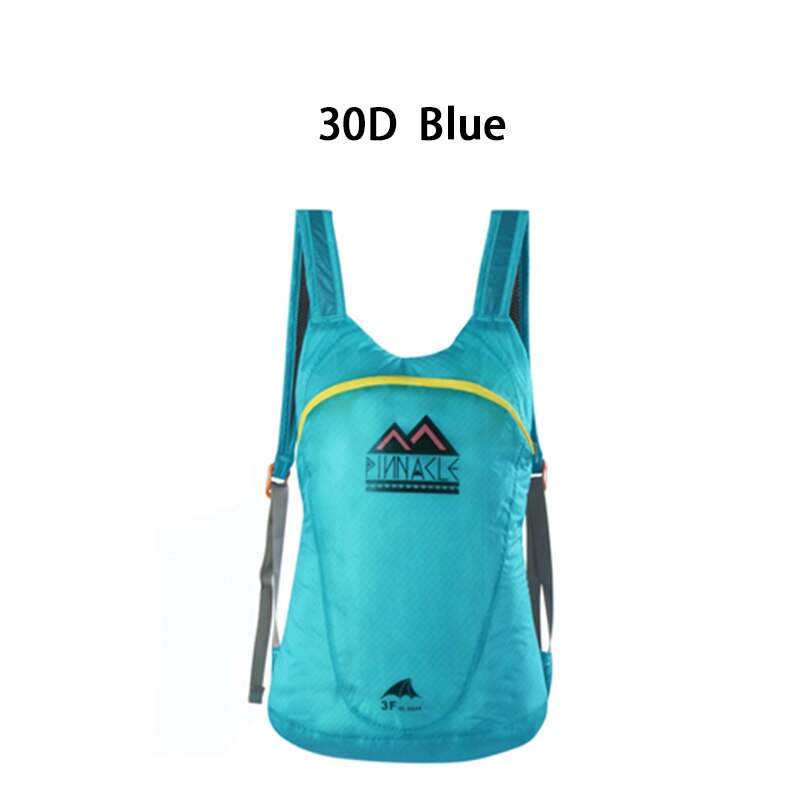 3F UL GEAR Dandelion Ultralight Waterproof Backpack Folding Bag Can Hold Water: 30D Blue