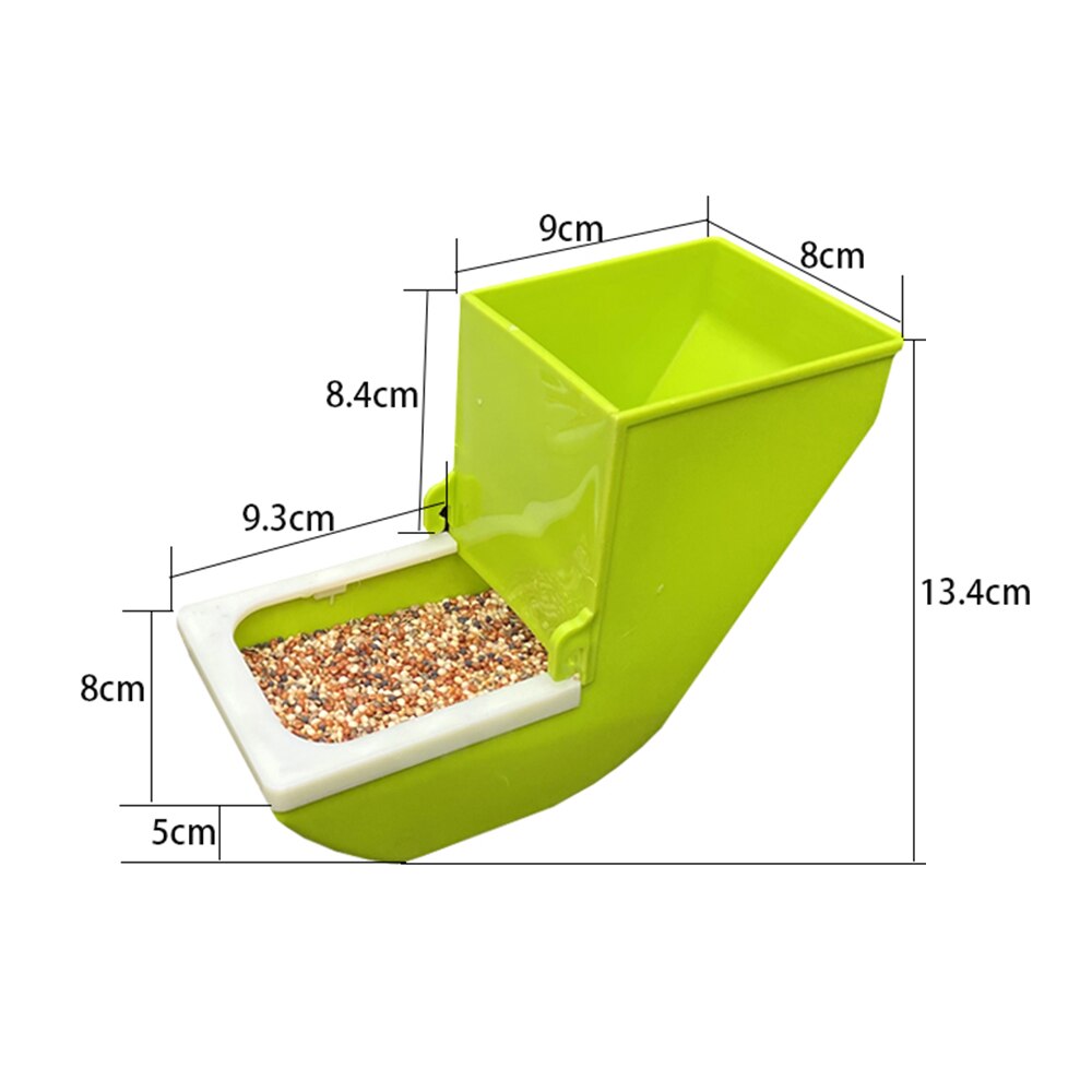 Newest Bird Feeder Durable Lightweight Seeds Catchers Tray Hanging Bird Food Dish Cups Cages For Small Medium Birds Pet Supplies