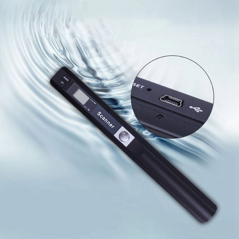 Escáner portátil A4 900 DPI, compatible con OCR, de mano, USB2.0, JPG/PDF, compatible con tarjeta de documentos, para oficina